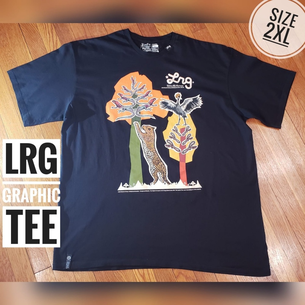 LRG Black Graphic Tee